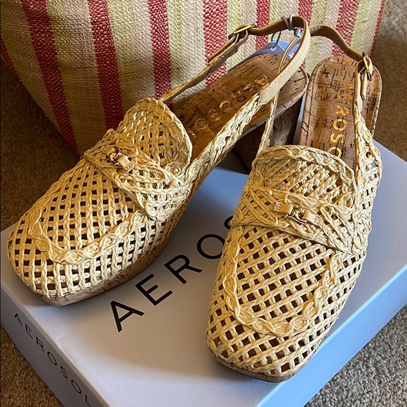 Aerosoles Santiago Raffia - Picture 1 of 4